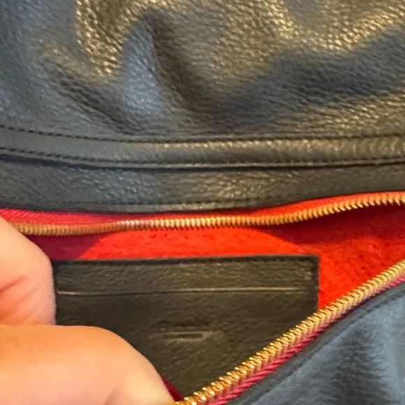 Hammitt VIP Med Black and Gold  Cross Body Bag - Picture 9 of 11